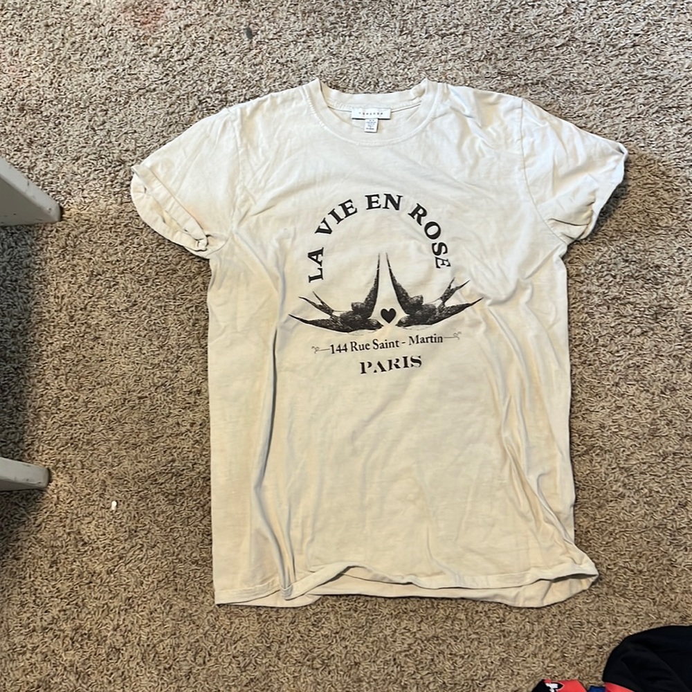 Top shop la vie en rose t shirt